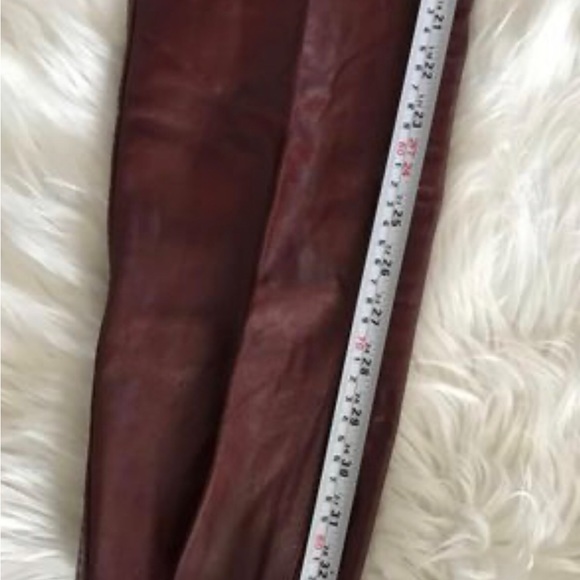Jonathan Christopher 🇨🇦 Genuine Leather Pants in Copper-Maroon 
Size:6 - Picture 7 of 9